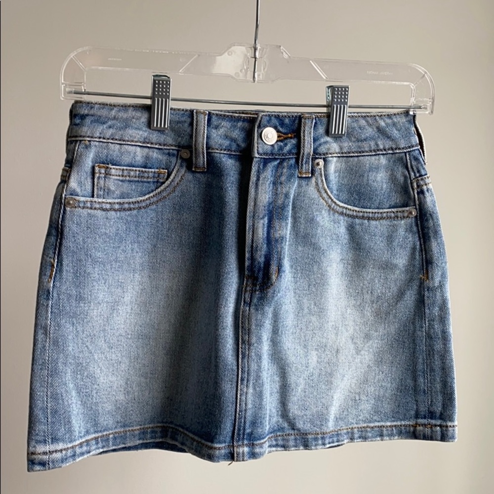 Brandy Melville Denim Mini Skirt